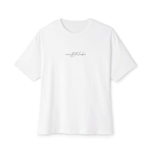 SCRIPT Unisex Oversized Boxy Tee