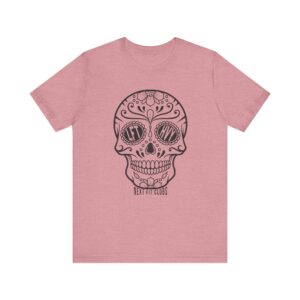 Sugar Skull Lift Heavy Unisex Jersey Short Sleeve Tee