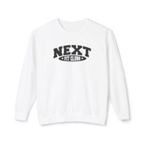 Next Fit Clubs Unisex Lightweight Sweatshirt - Stylish Fitness Crewneck for Gym Lovers