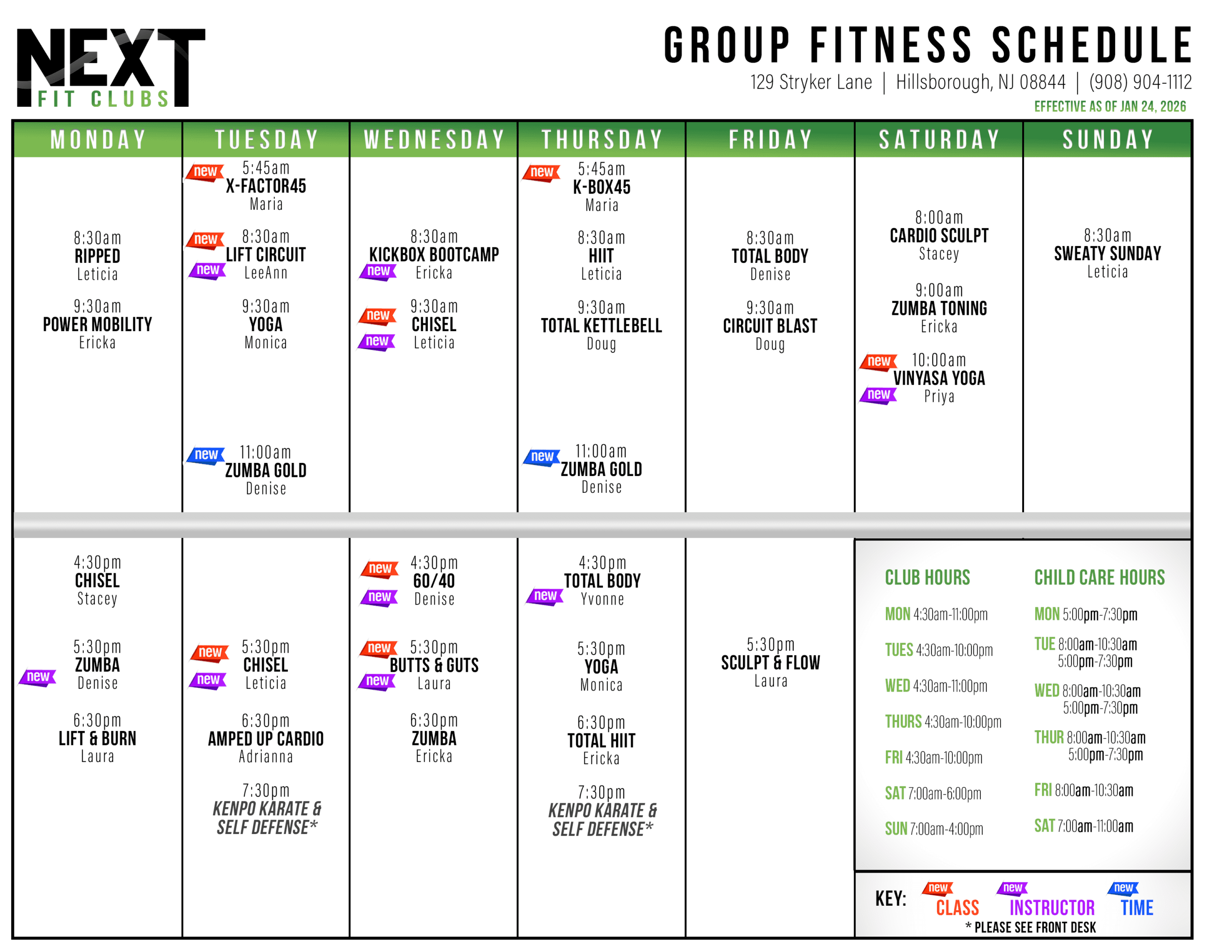 NexT Fit Clubs Group Oct 2025