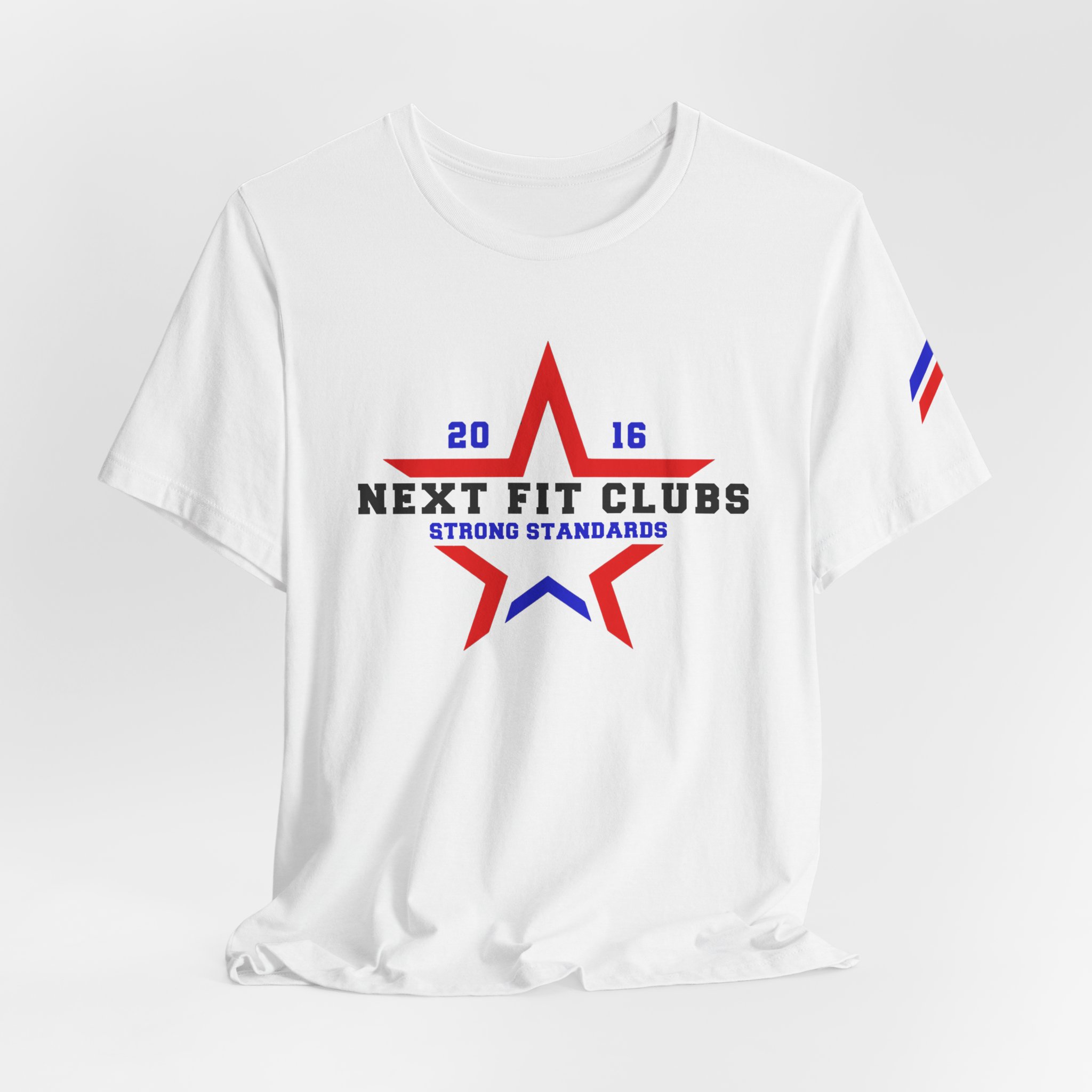 Next Fit Clubs Tee — “Your Standard Builds Your Strength” Athletic Fitness Shirt - Image 4