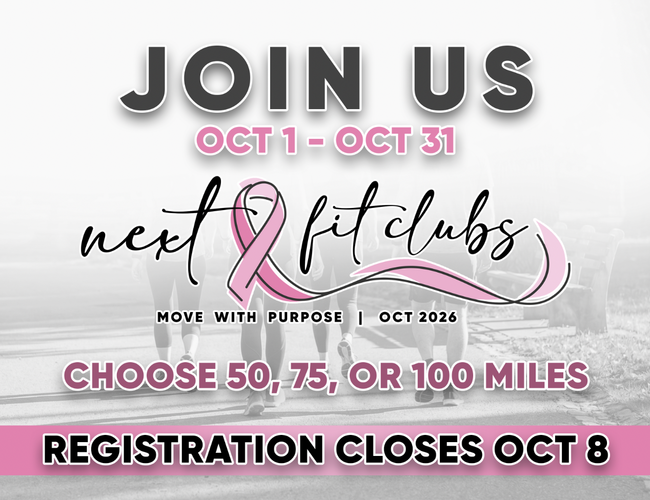 Breast Cancer Awareness Miles in October